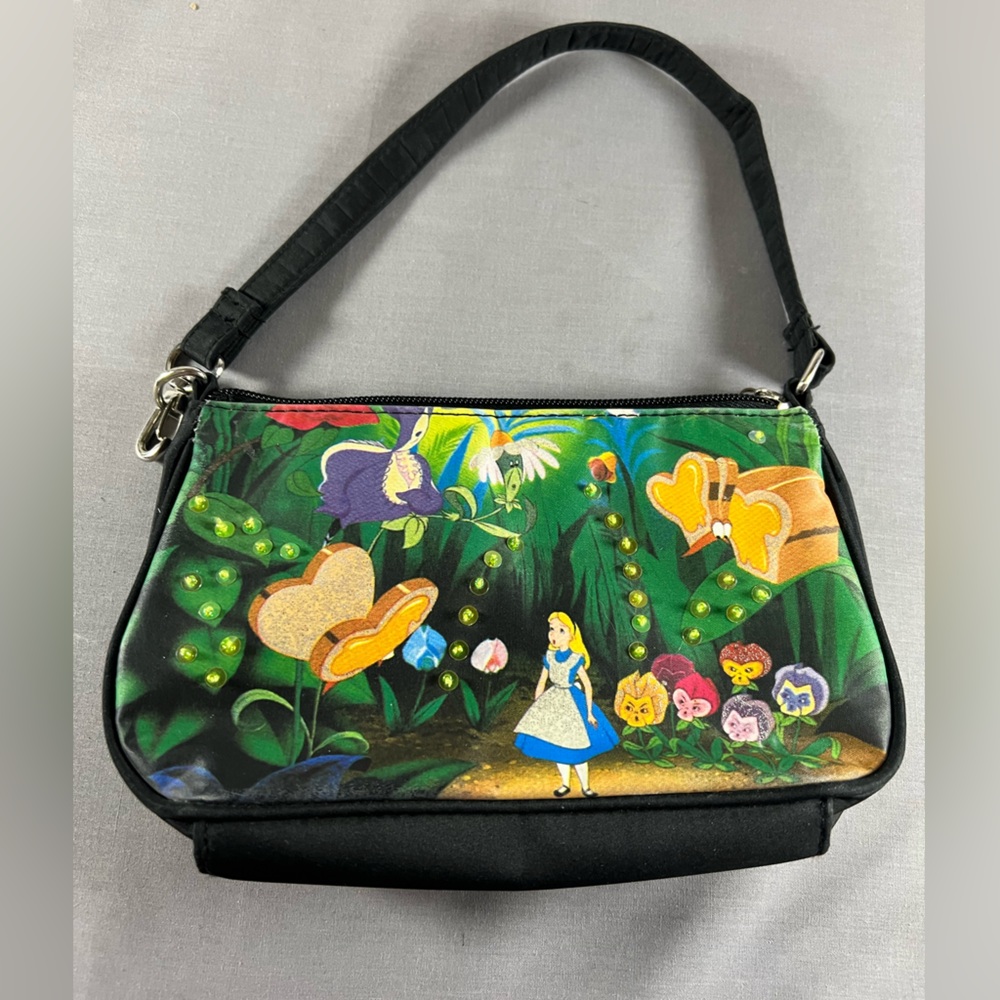 Colorful Alice in Wonderland Themed Women's Bag